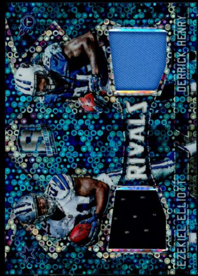 Ezekiel Elliott/Derrick Henry 2016 Panini Spectra Rivals Jerseys Neon Blue #9  Image 1