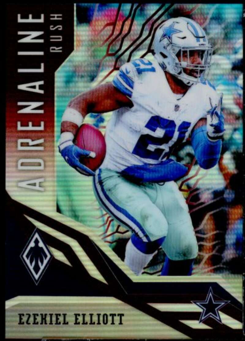 Ezekiel Elliott Card 2018 Panini Phoenix Adrenaline Rush Red #2  Image 1