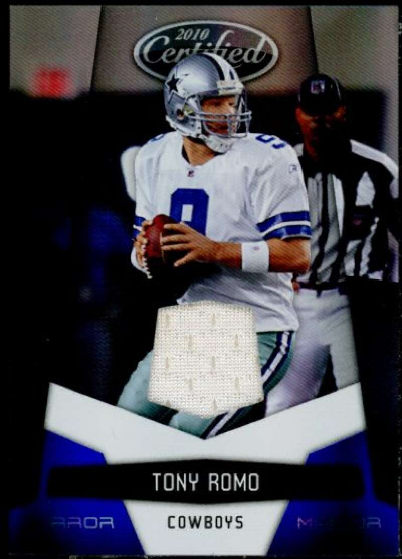 Tony Romo Card 2010 Certified Mirror Blue #42  Image 1