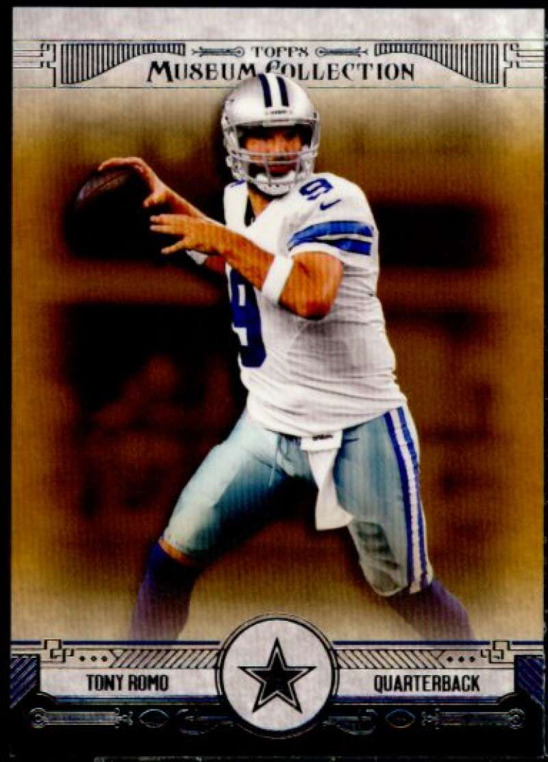 Tony Romo Card 2014 Topps Museum Collection Copper #74  Image 1