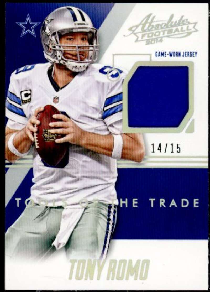 Tony Romo Card 2014 Absolute Tools of the Trade Prime #TTTRO  Image 1