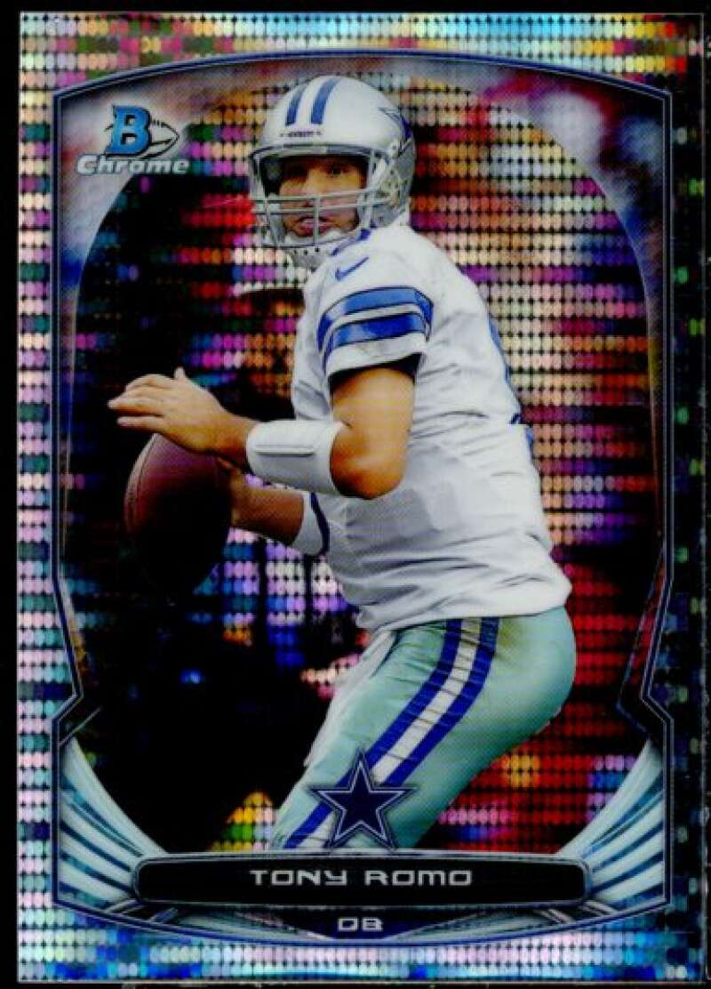 Tony Romo Card 2014 Bowman Chrome Pulsar Refractors #36  Image 1