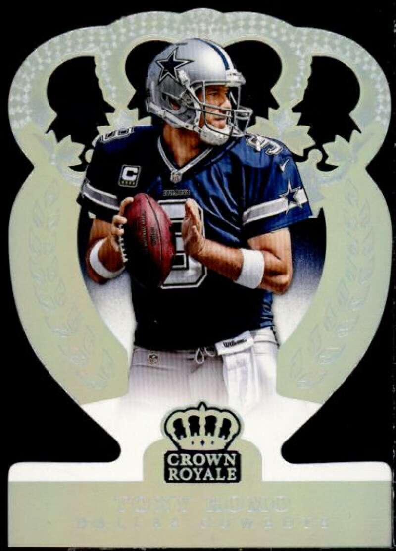 Tony Romo Card 2014 Crown Royale Silver Holofoil #77  Image 1