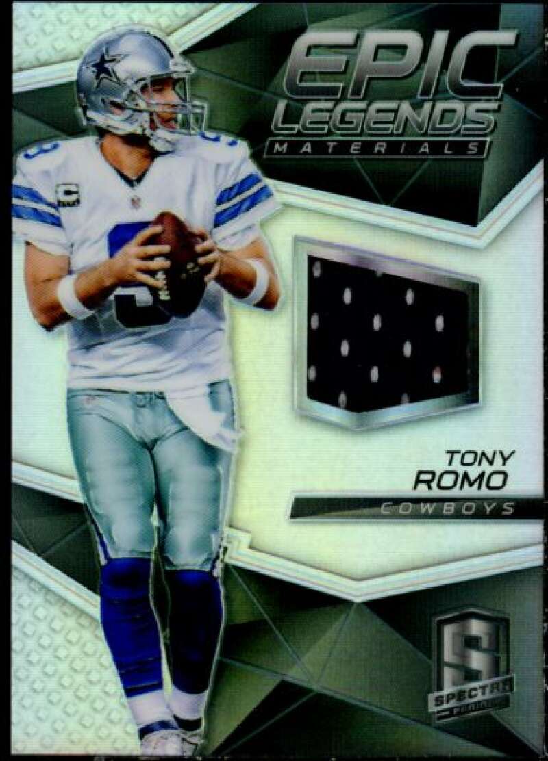 Tony Romo Card 2017 Panini Spectra Epic Legends Materials #9  Image 1