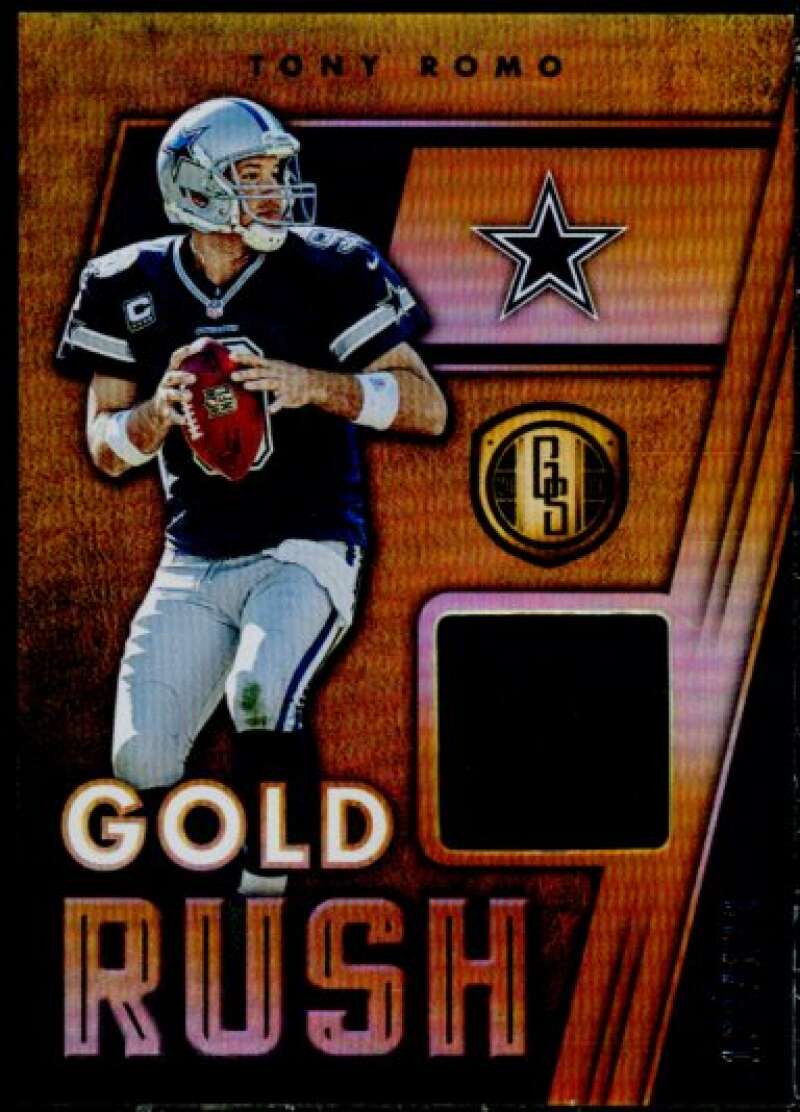 Tony Romo Card 2019 Panini Gold Standard Gold Rush Jerseys #21  Image 1