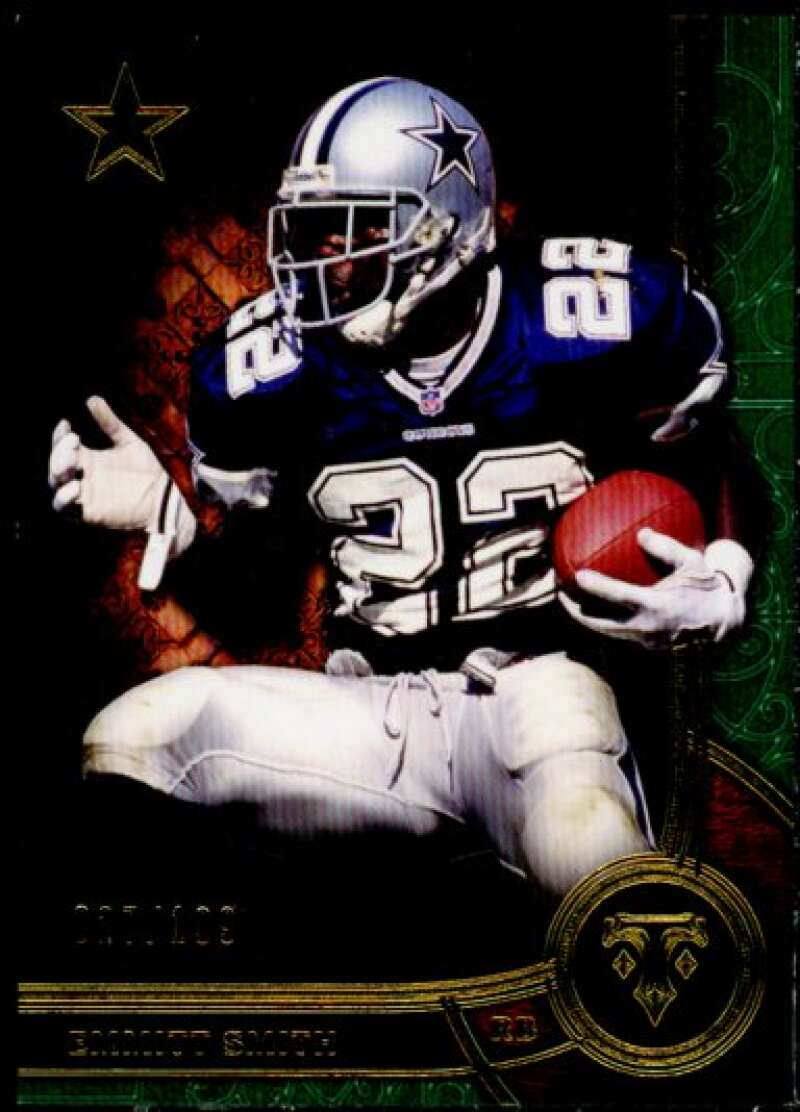 Emmitt Smith Card 2015 Topps Triple Threads Emerald #62  Image 1