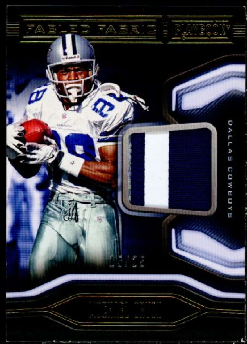 Michael Irvin Card 2018 Panini Playbook Fabled Fabric Prime #5  Image 1