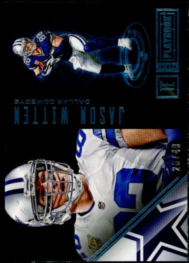 Jason Witten Card 2016 Panini Playbook Platinum #1  Image 1