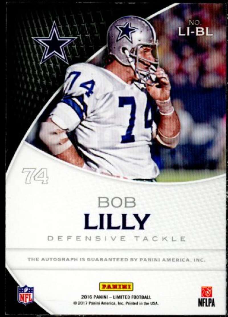 Bob Lilly Card 2016 Limited Ink #30  Image 2