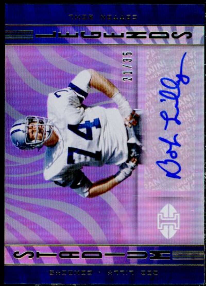 Bob Lilly Card 2019 Panini Illusions Stadium Legends Autographs #18  Image 1