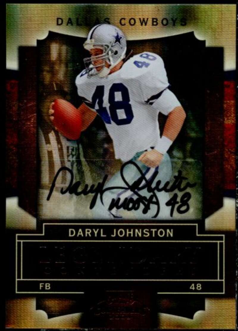 Daryl Johnston Card 2009 Playoff Contenders Legendary Contenders Autographs #22  Image 1
