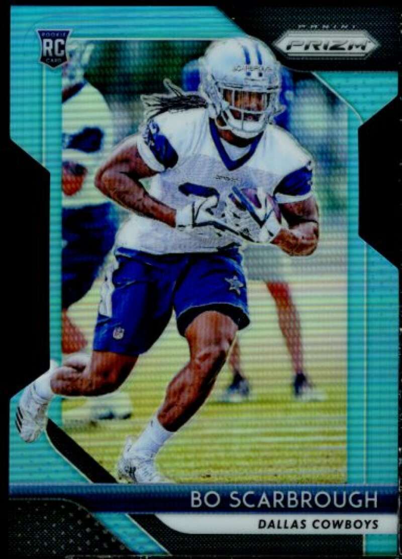 Bo Scarbrough Rookie Card 2018 Panini Prizm Prizms Light Blue #289  Image 1