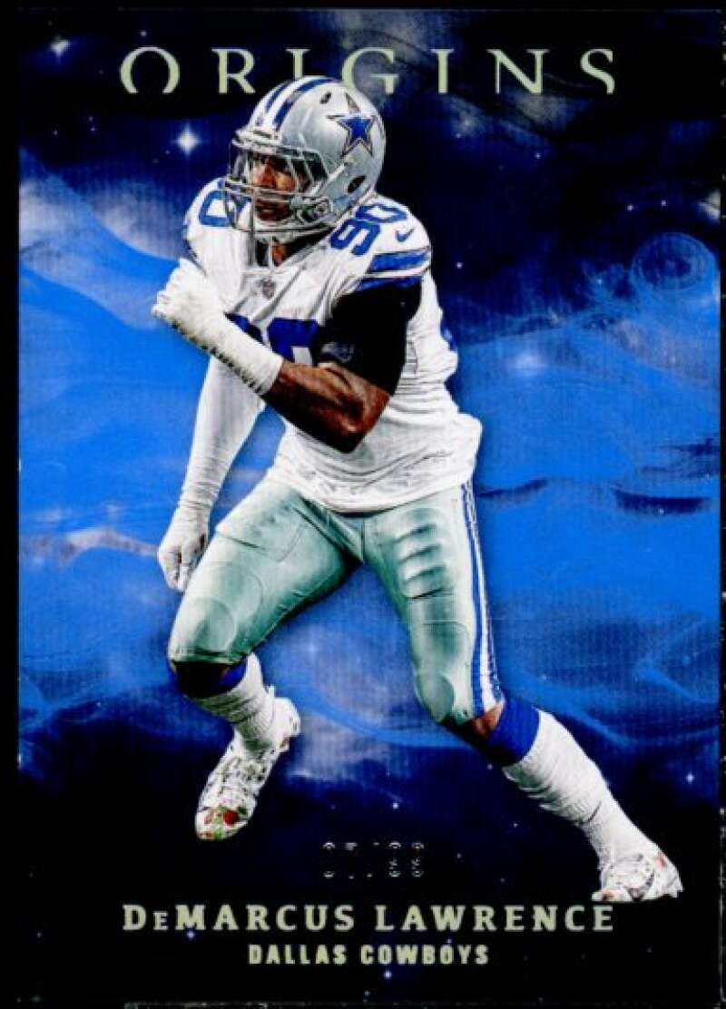 DeMarcus Lawrence Card 2019 Panini Origins Blue #100  Image 1