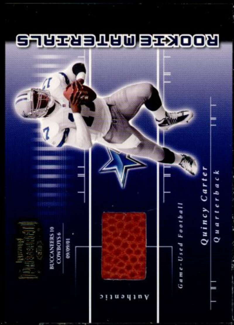 Quincy Carter FB/750 Rookie Card 2001 Playoff Preferred #224  Image 1