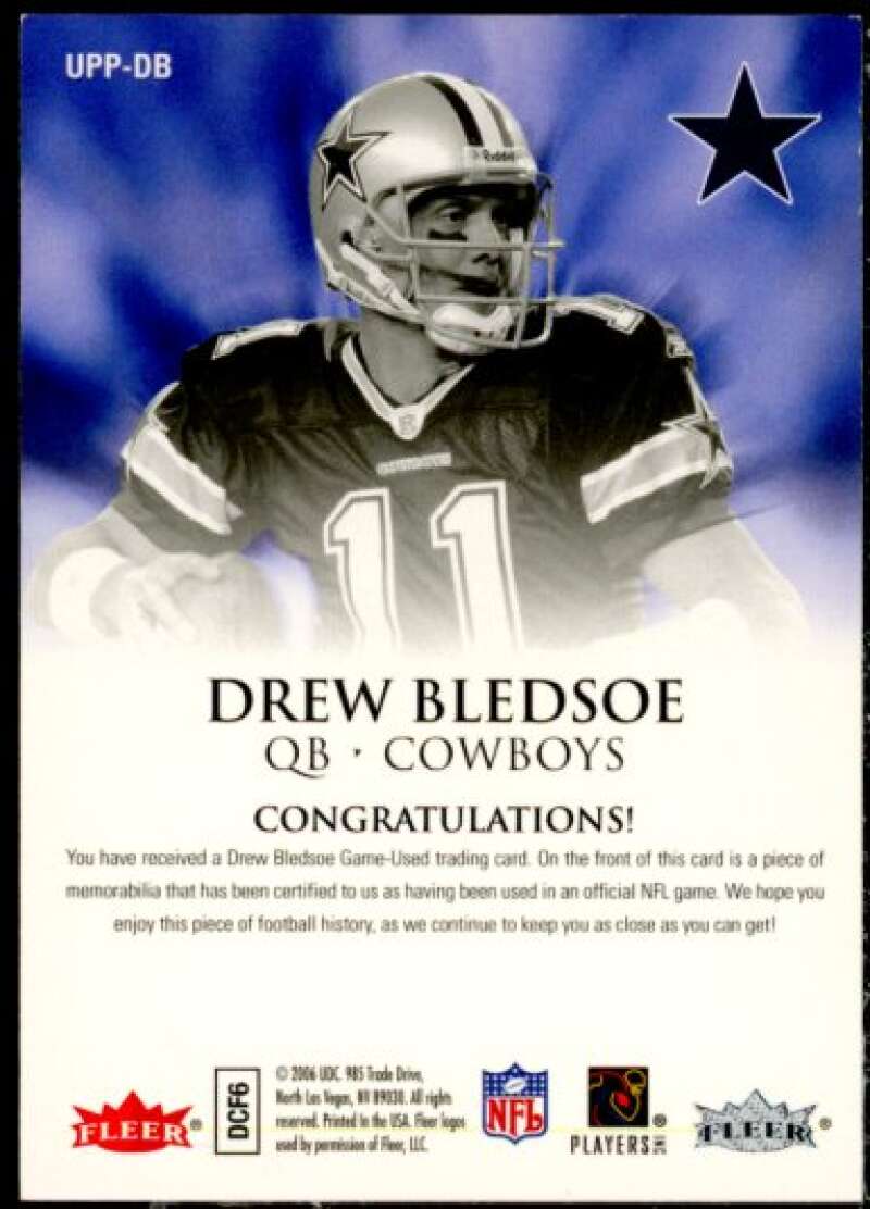 Drew Bledsoe Card 2006 Ultra Postseason Performers Jerseys #UPPDB  Image 2