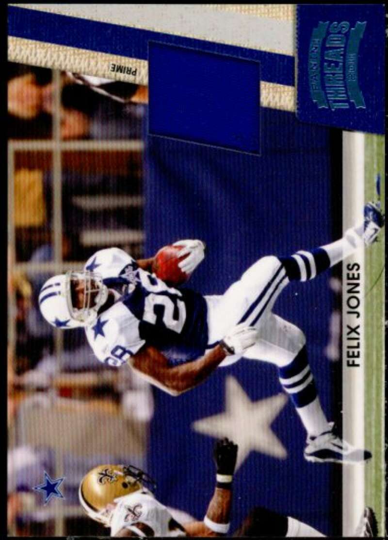 Felix Jones Card 2011 Panini Threads Jerseys Prime #39  Image 1