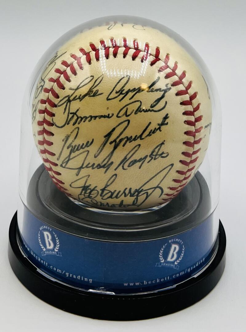 Atlanta Braves Autograph Auto Signed 1980 Team Ball (Murphy, Cox) BGS Authentic Image 3
