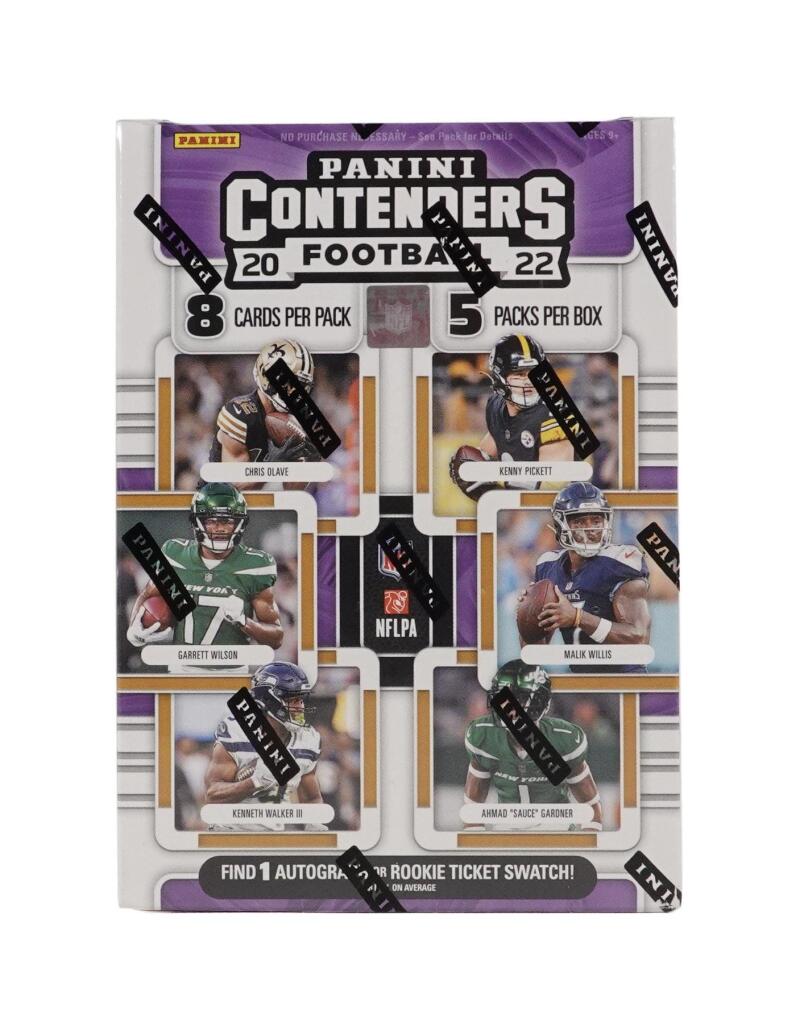 2022 Panini Contenders Football 5-Pack Blaster Box Image 2