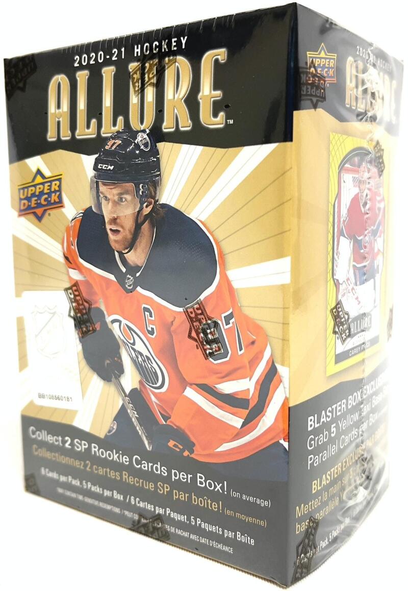 2020-21 Upper Deck Allure Hockey 5-Pack Blaster Box Image 1