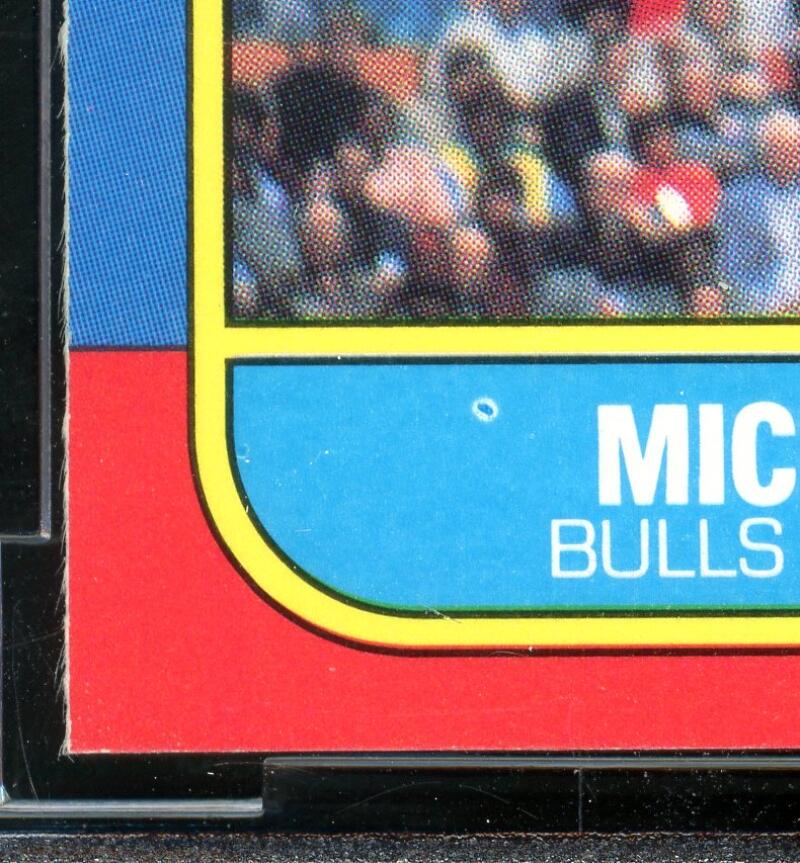 1986-87 fleer #57 MICHAEL JORDAN chicago bulls rookie card BGS BCCG 10 Image 6