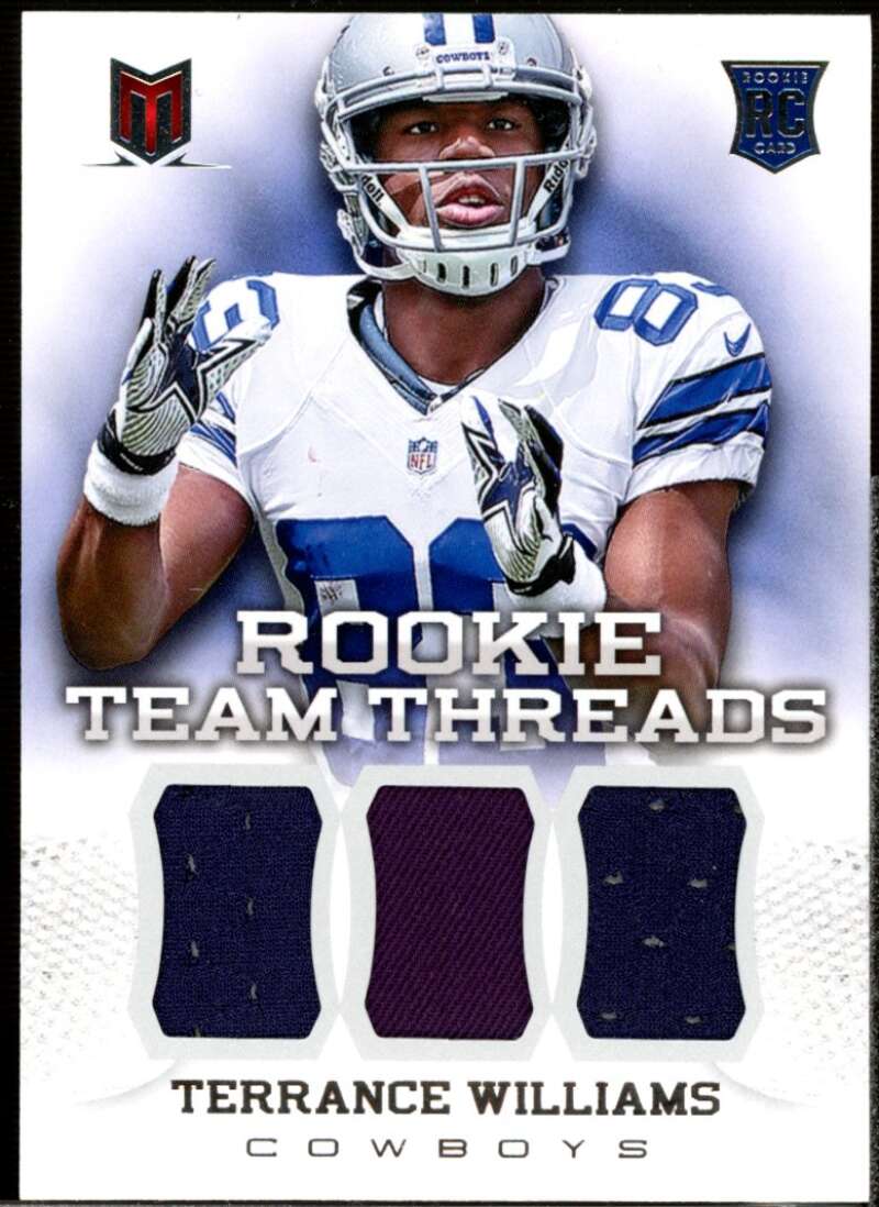 Terrance Williams Rookie 2013 Momentum Rookie Team Thread Triple Materials #12  Image 1