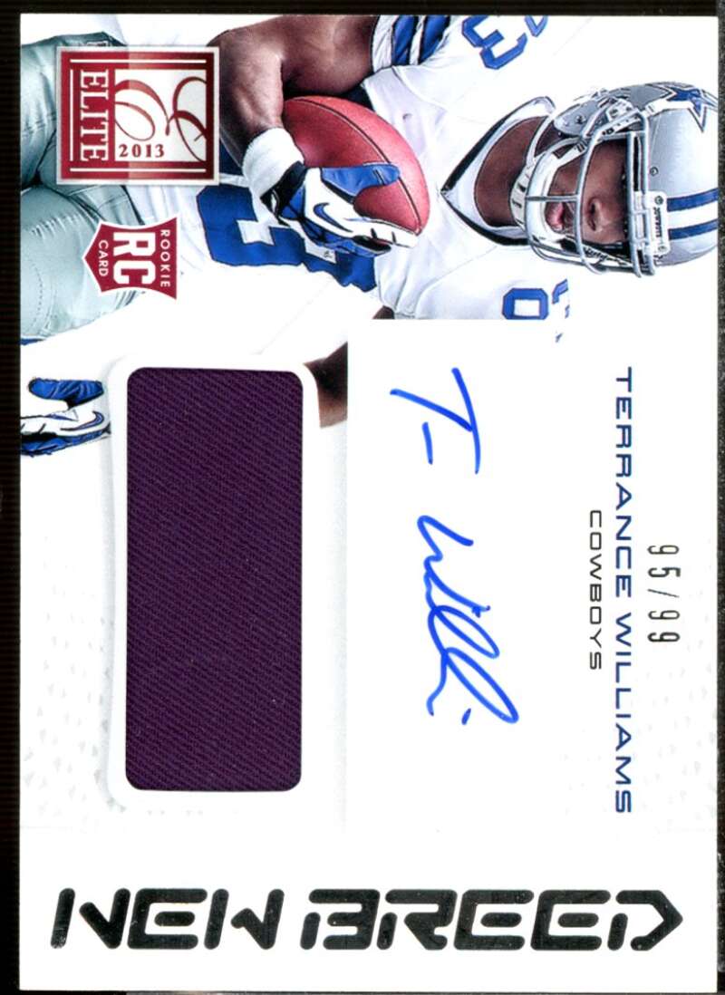 Terrance Williams Card 2013 Elite New Breed Jerseys Autographs #15  Image 1