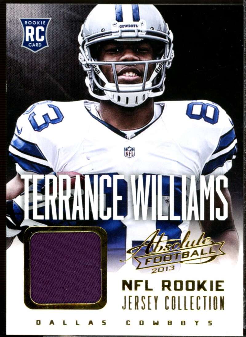 Terrance Williams Rookie Card 2013 Absolute Rookie Jersey Collection #36  Image 1