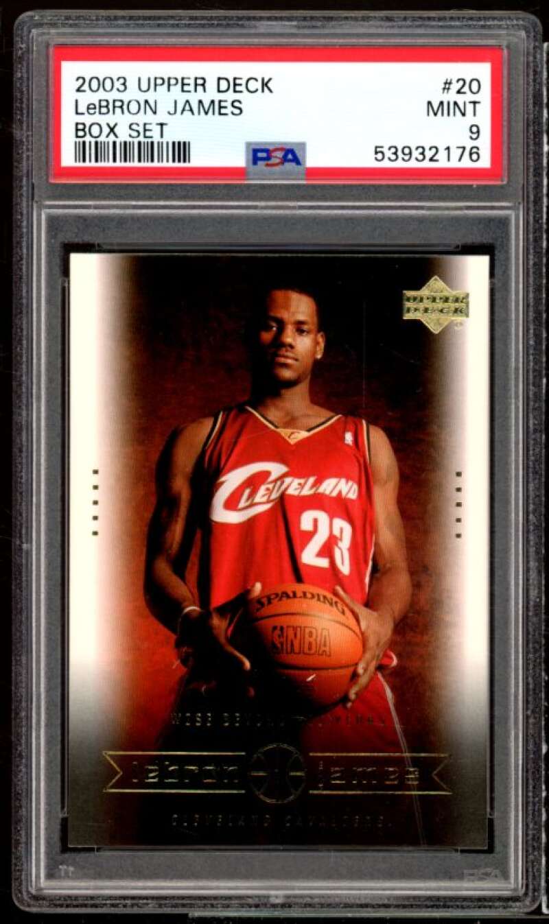 2003 Upper Deck Phenomenal Beginning #20 NBA 1st Pick Lebron