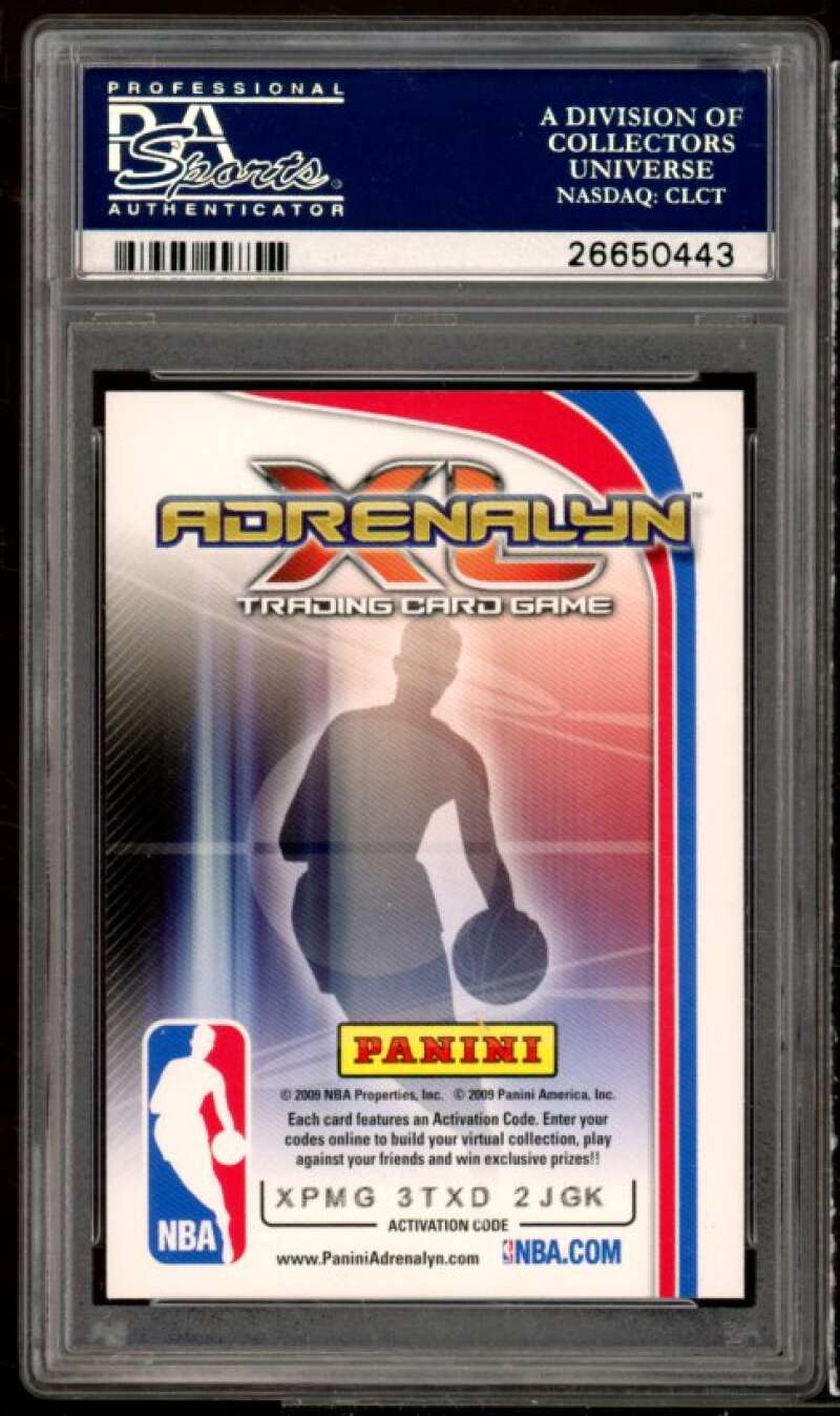 James Harden Rookie Card 2009-10 Panini Adrenalyn XL #nno PSA 10 Image 2