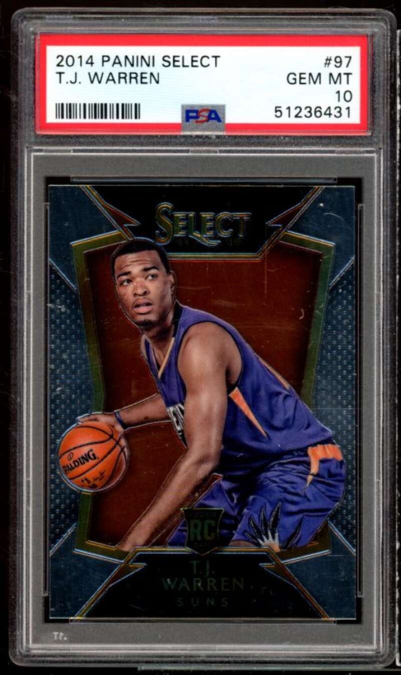 T.J. Warren Rookie Card 2014-15 Select #97 PSA 10 Image 1