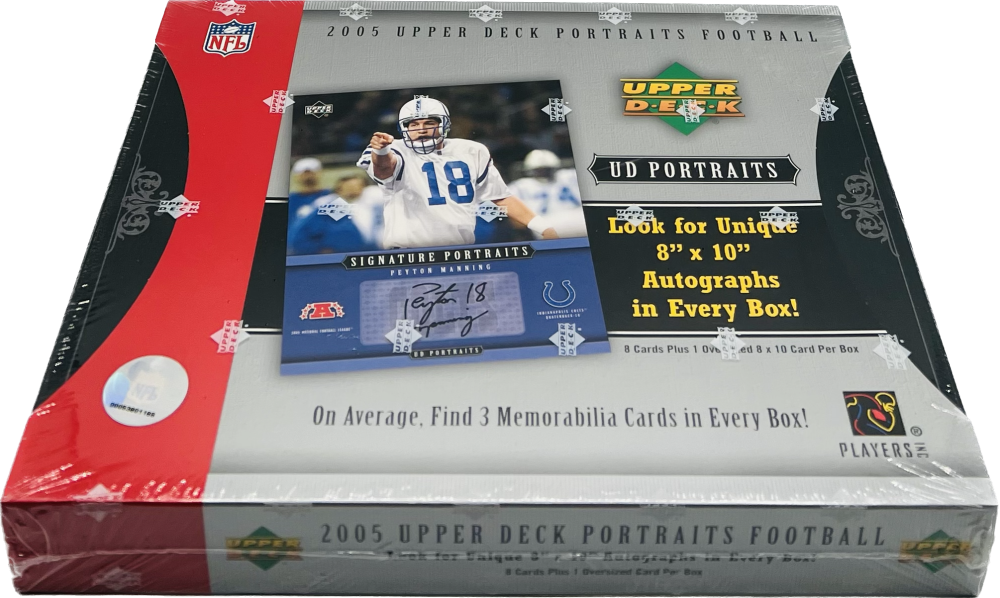 2005 Upper Deck Portraits Football Hobby Box  Image 1