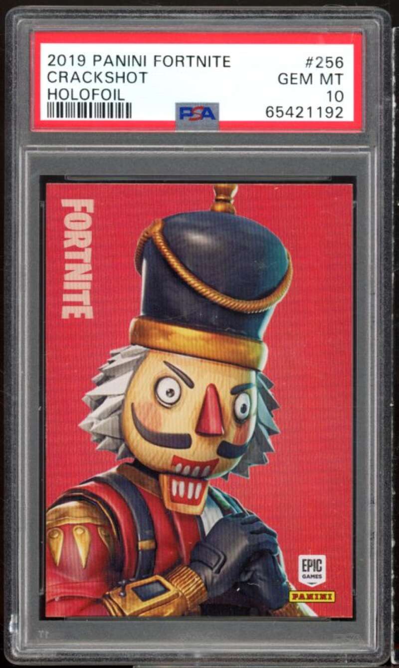 Crackshot Holofoil Card 2019 Panini Fortnite USA #256 PSA 10 Image 1