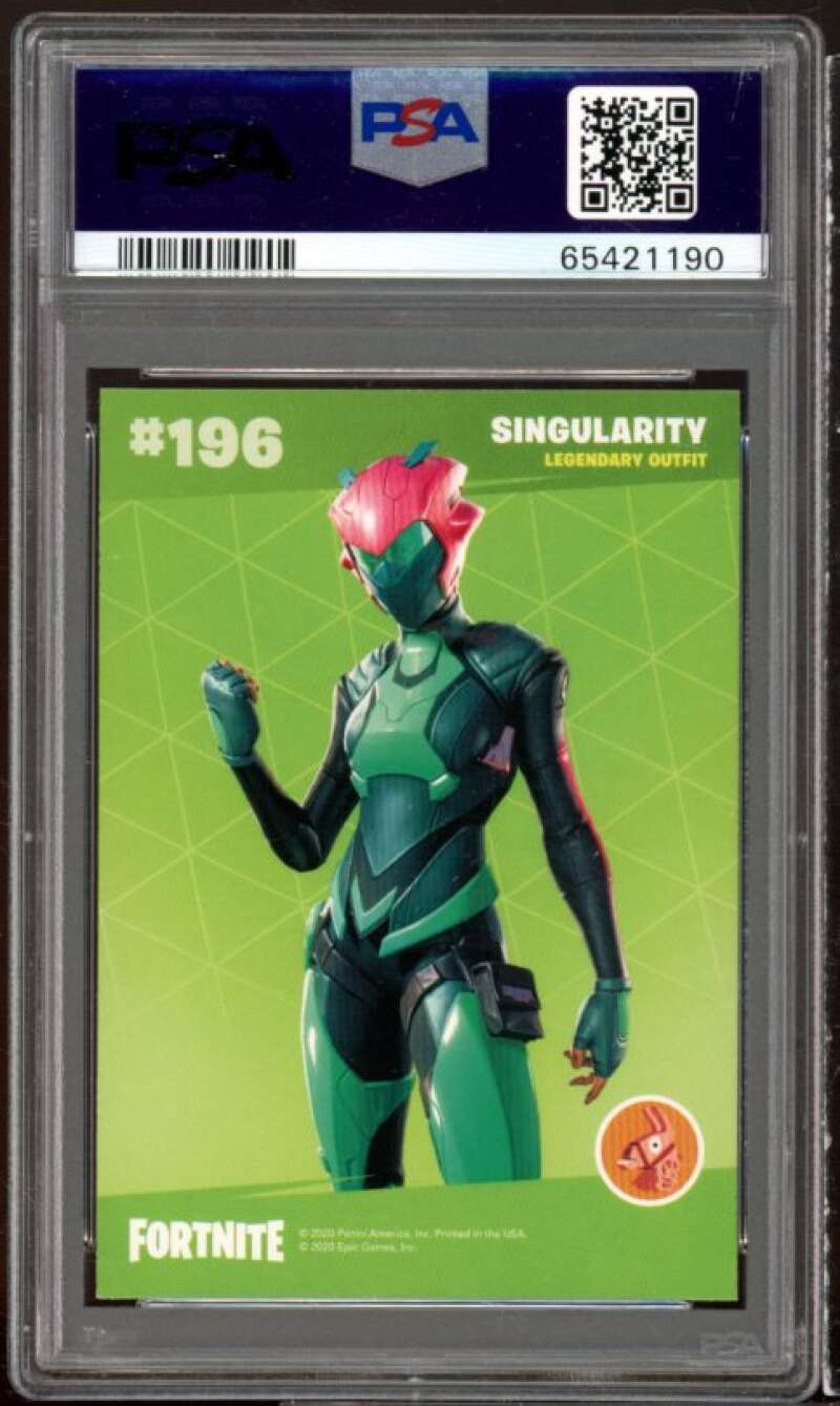 Singularity Holofoil Card 2020 Panini Fortnite USA #196 PSA 10 Image 2