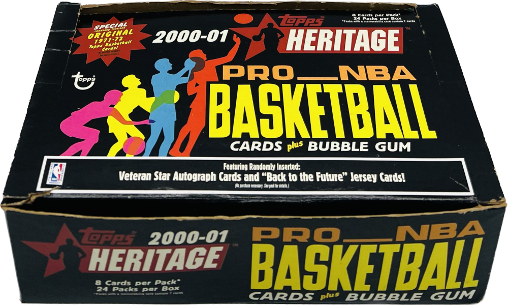 2000-01 Topps Heritage Basketball Hobby Box (read) Image 1