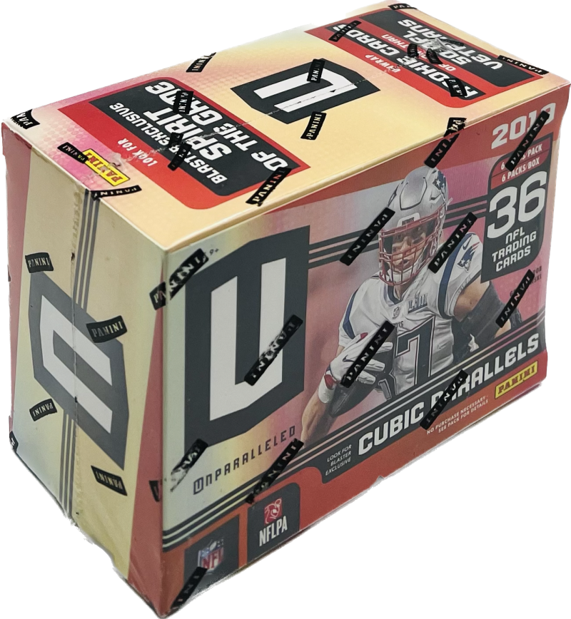 2019 Panini Unparalleled Football 6-Pack Blaster Box Image 2