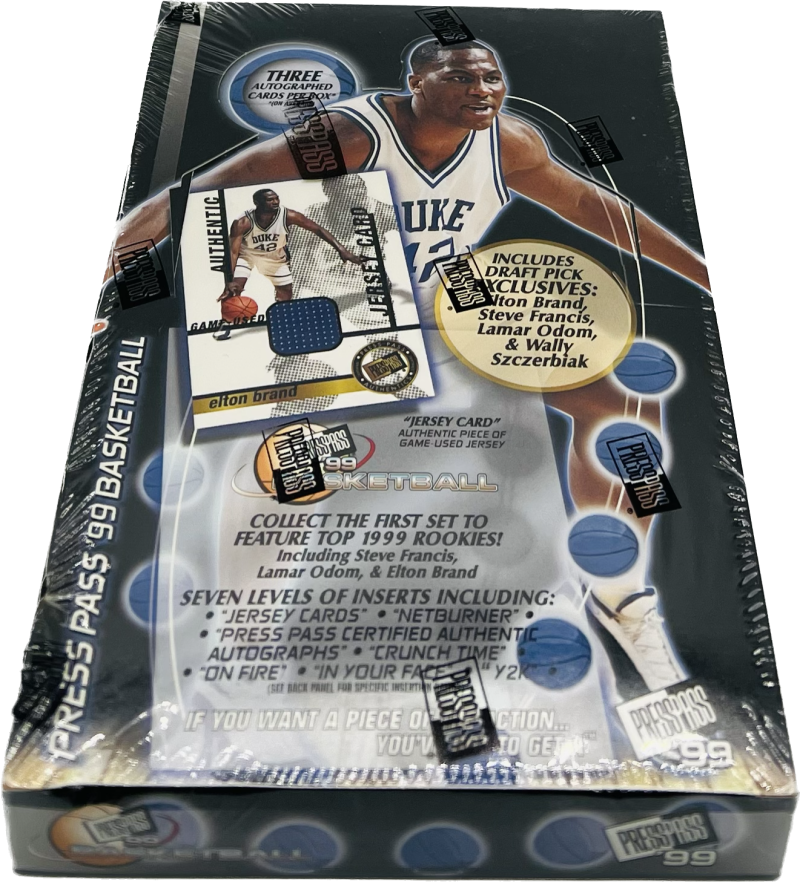 1999-00 Press Pass Basketball Hobby Box Image 1