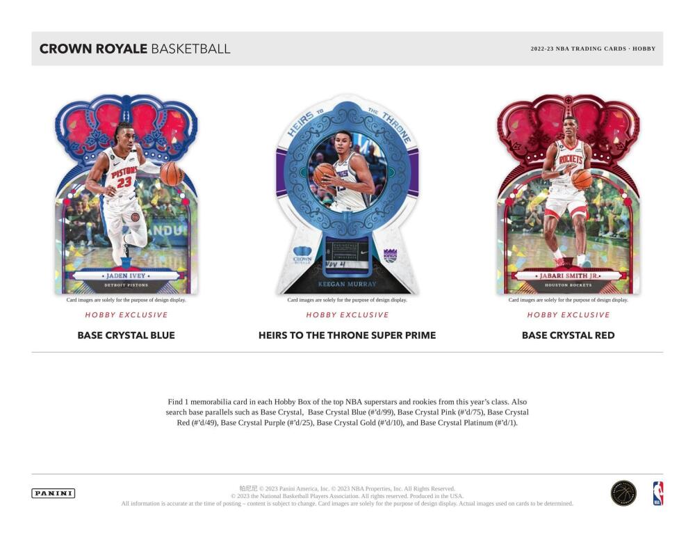 2022-23 Panini Crown Royale Basketball Hobby Box Image 4