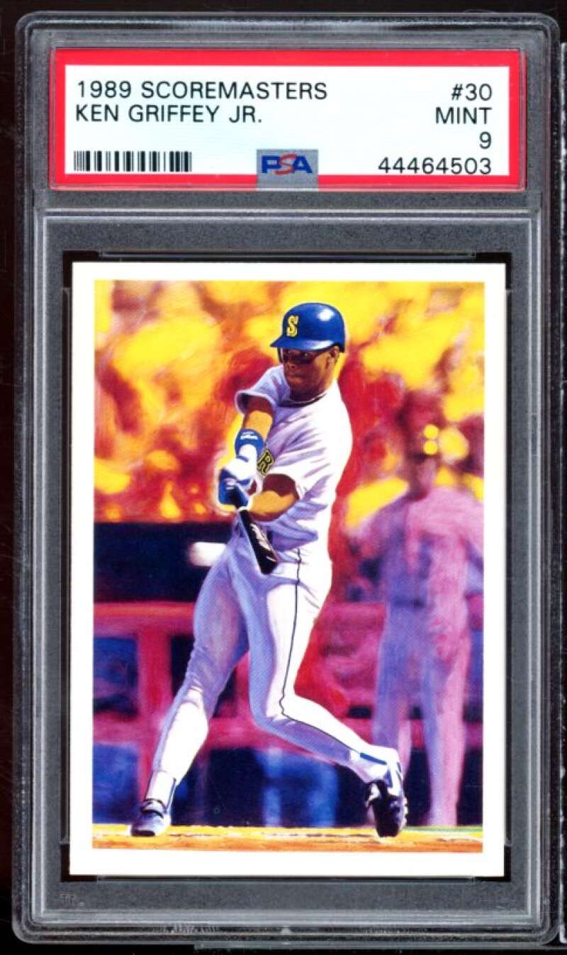 Ken Griffey Jr. Rookie Card 1989 Scoremasters #30 PSA 9 Image 1