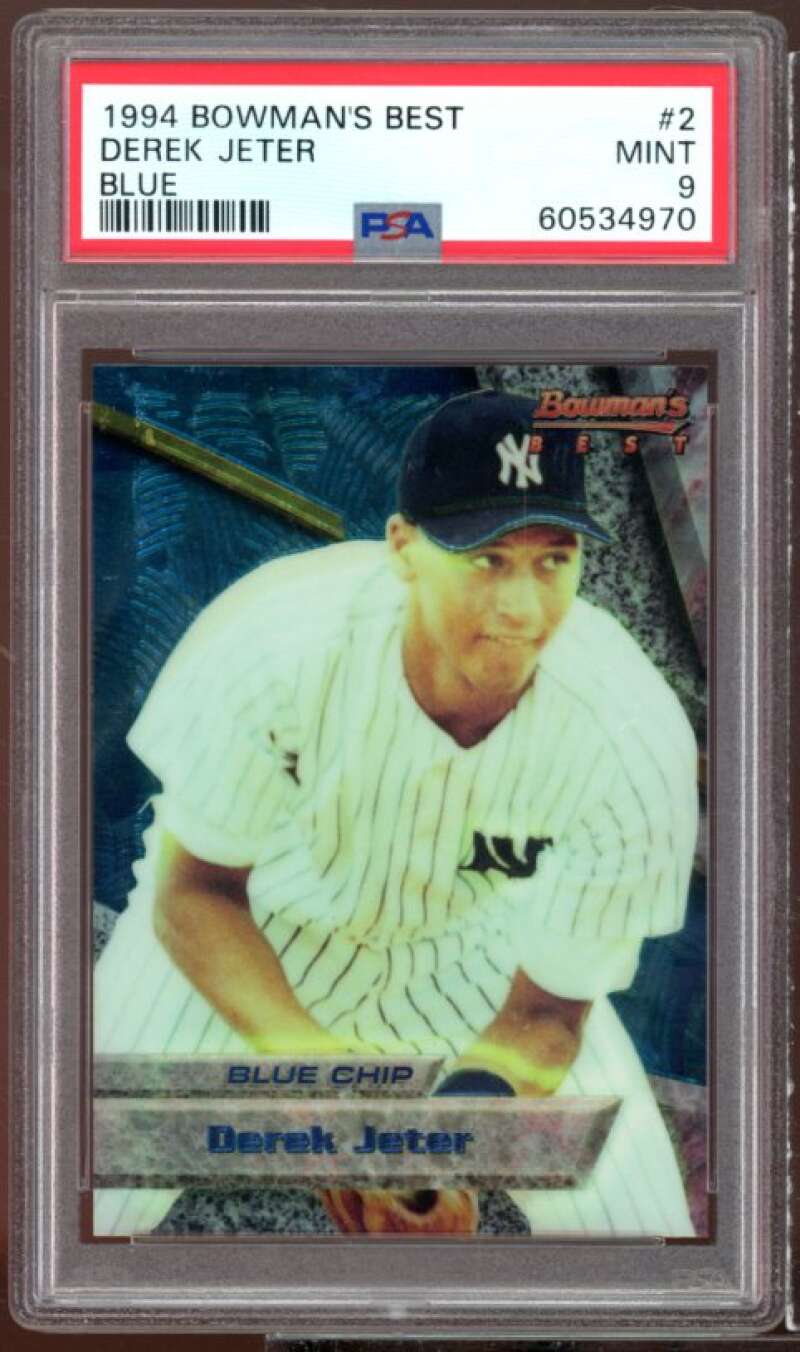 Derek Jeter Card 1994 Bowman's Best #2 PSA 9 Image 1