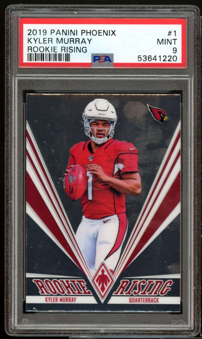 Kyler Murray Rookie Card 2019 Panini Phoenix Rookie Rising #1 PSA 9 Image 1