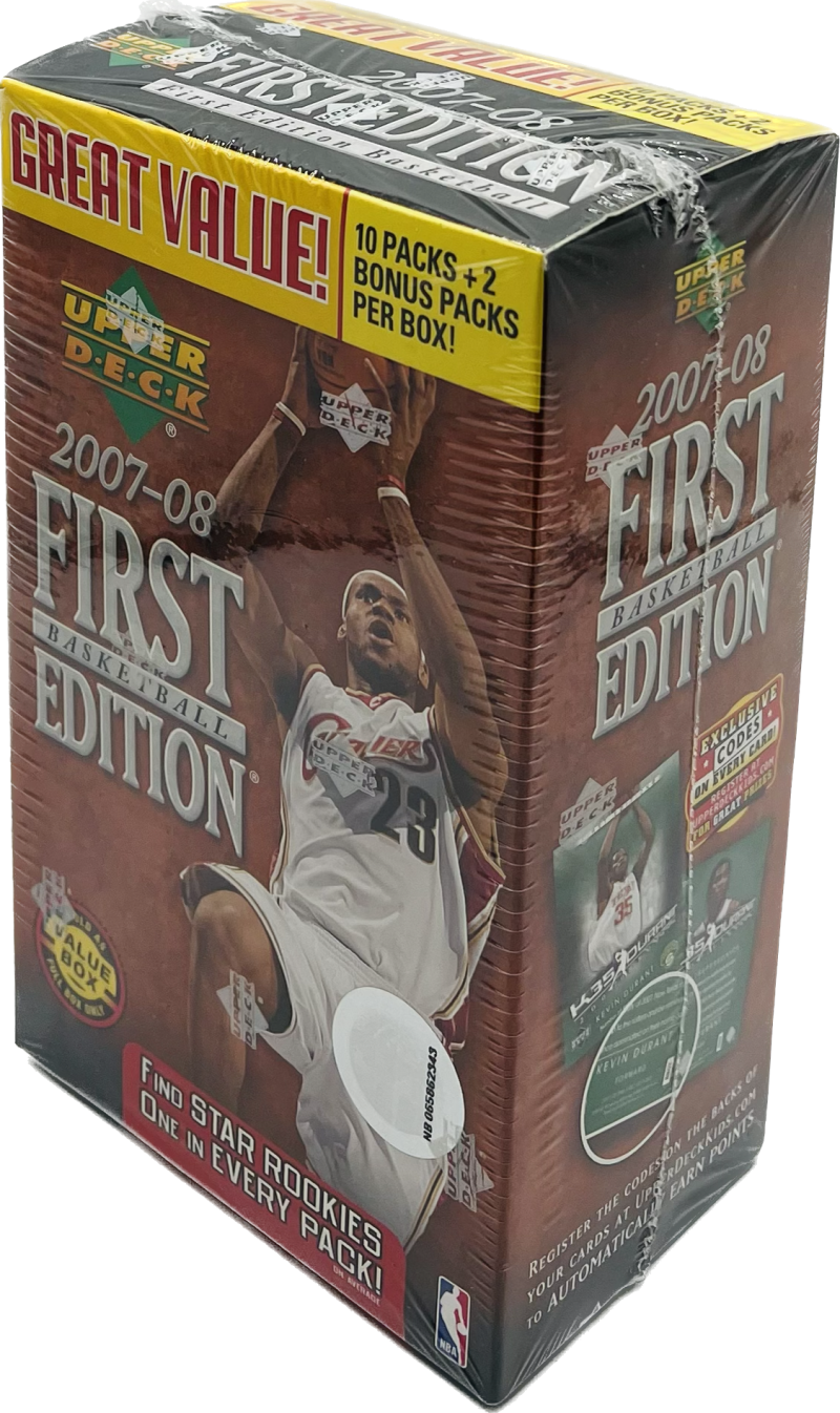 2007-08 Upper Deck First Edition 12-Pack Basketball Blaster Box  Image 1