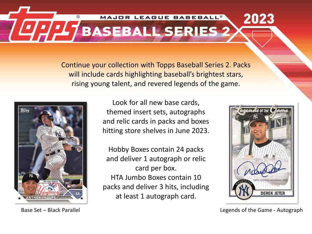 2023 Topps Series 2 Baseball Hobby Box Image 4