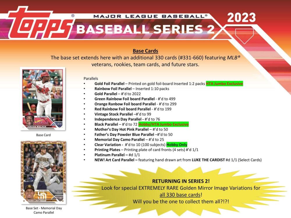 2023 Topps Series 2 Baseball Hobby Box Image 5