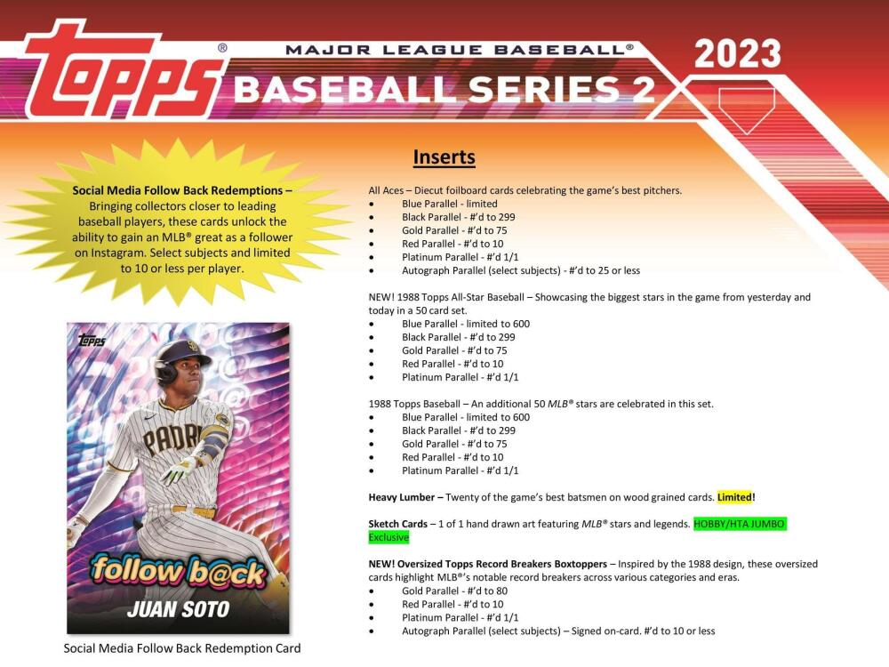 2023 Topps Series 2 Baseball Hobby Box Image 7