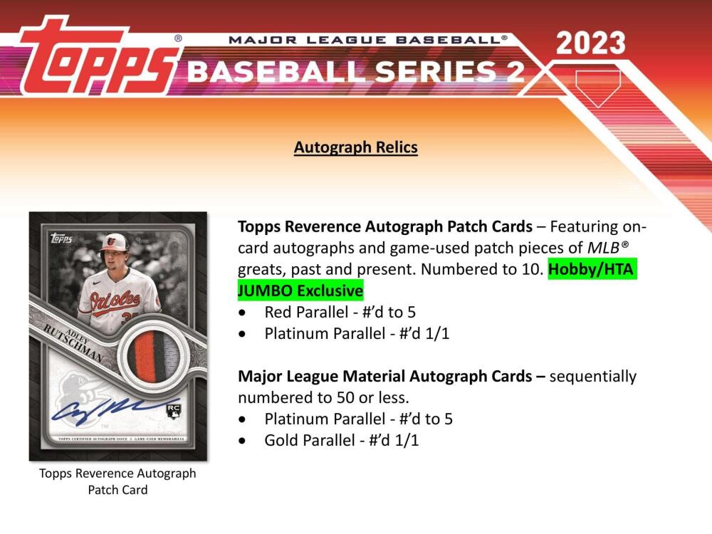 2023 Topps Series 2 Baseball Hobby Box Image 9