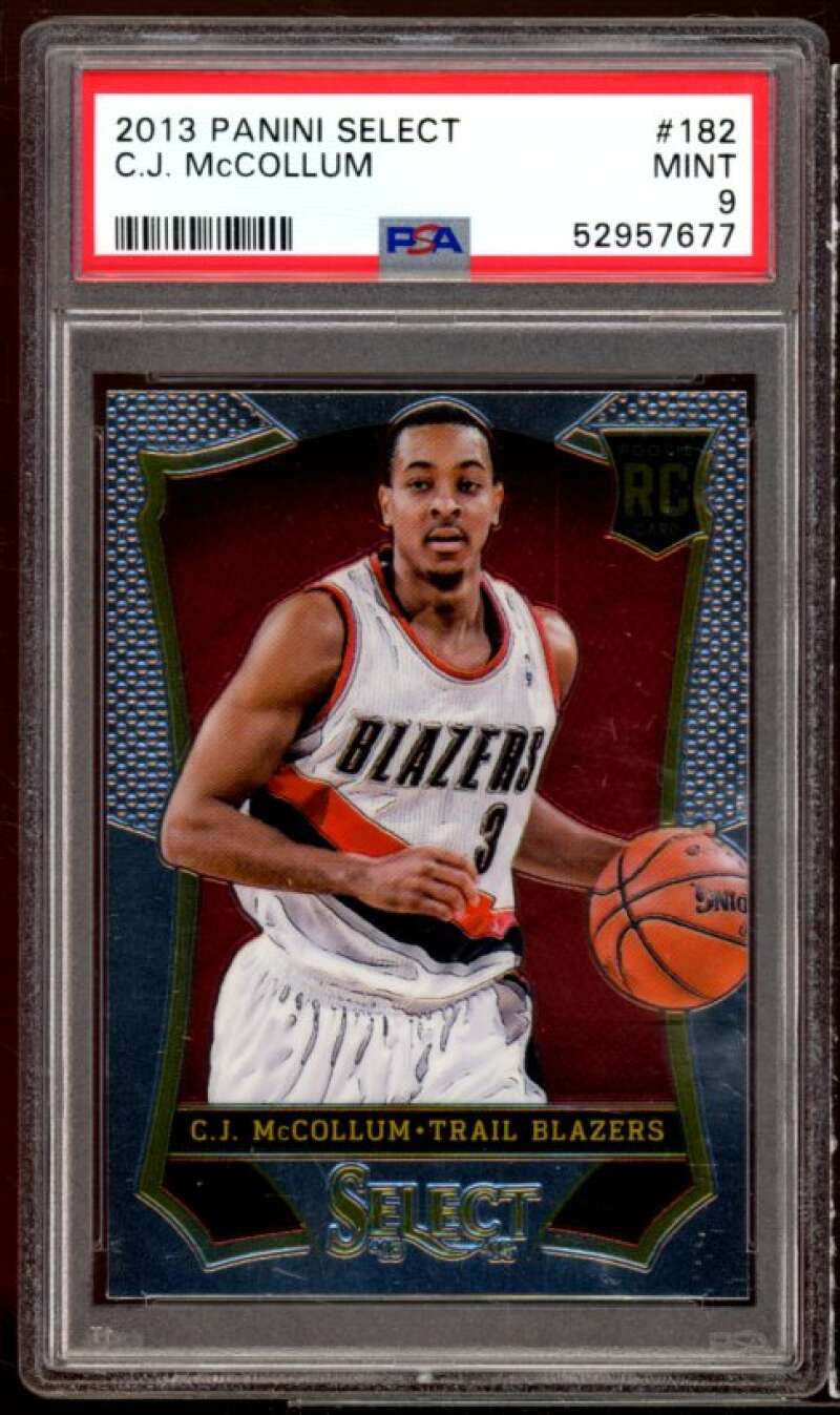 C.J. McCollum Rookie Card 2013-14 Panini Select #182 PSA 9 Image 1