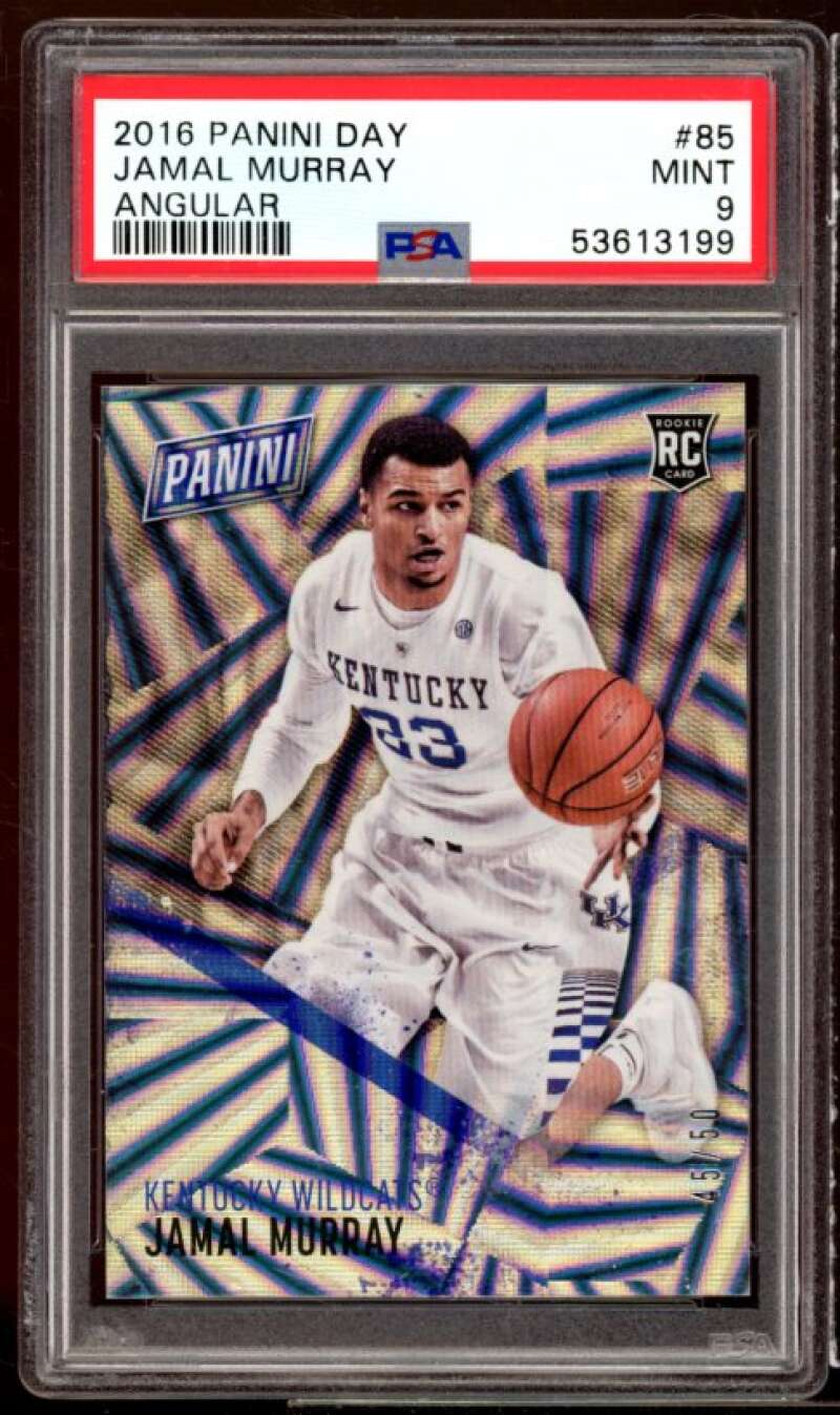 Jamal Murray Rookie Card 2016-17 Panini Day Angular #85 (pop 1) PSA 9 Image 1