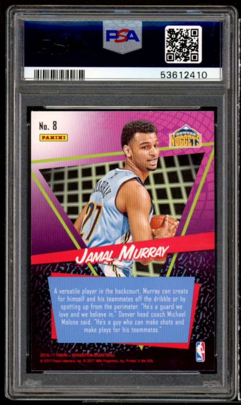 Jamal Murray RC 2016-17 Panini Revolution Rookie Revolution #8 (pop 4) PSA 10 Image 2