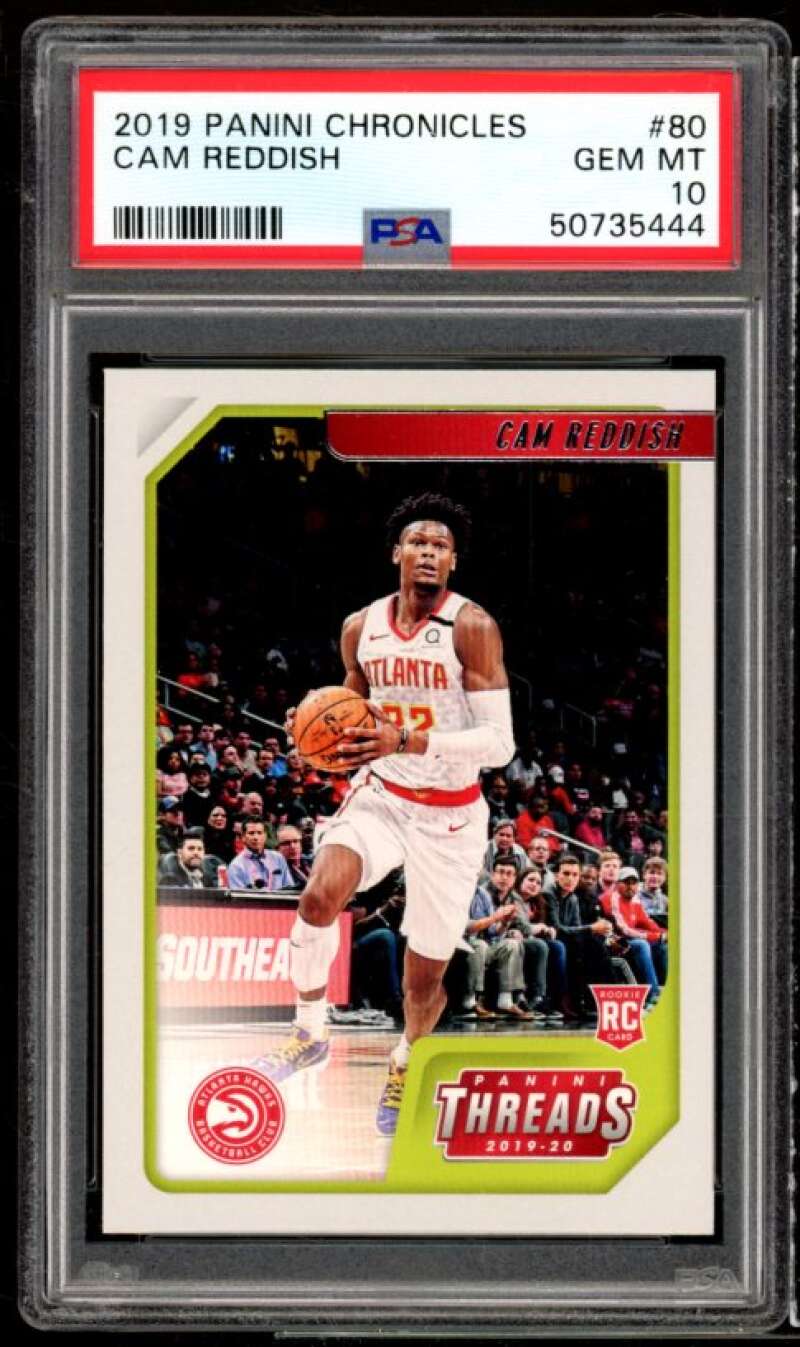 Cam Reddish Rookie Card 2019-20 Panini Chronicles #80 PSA 10 Image 1