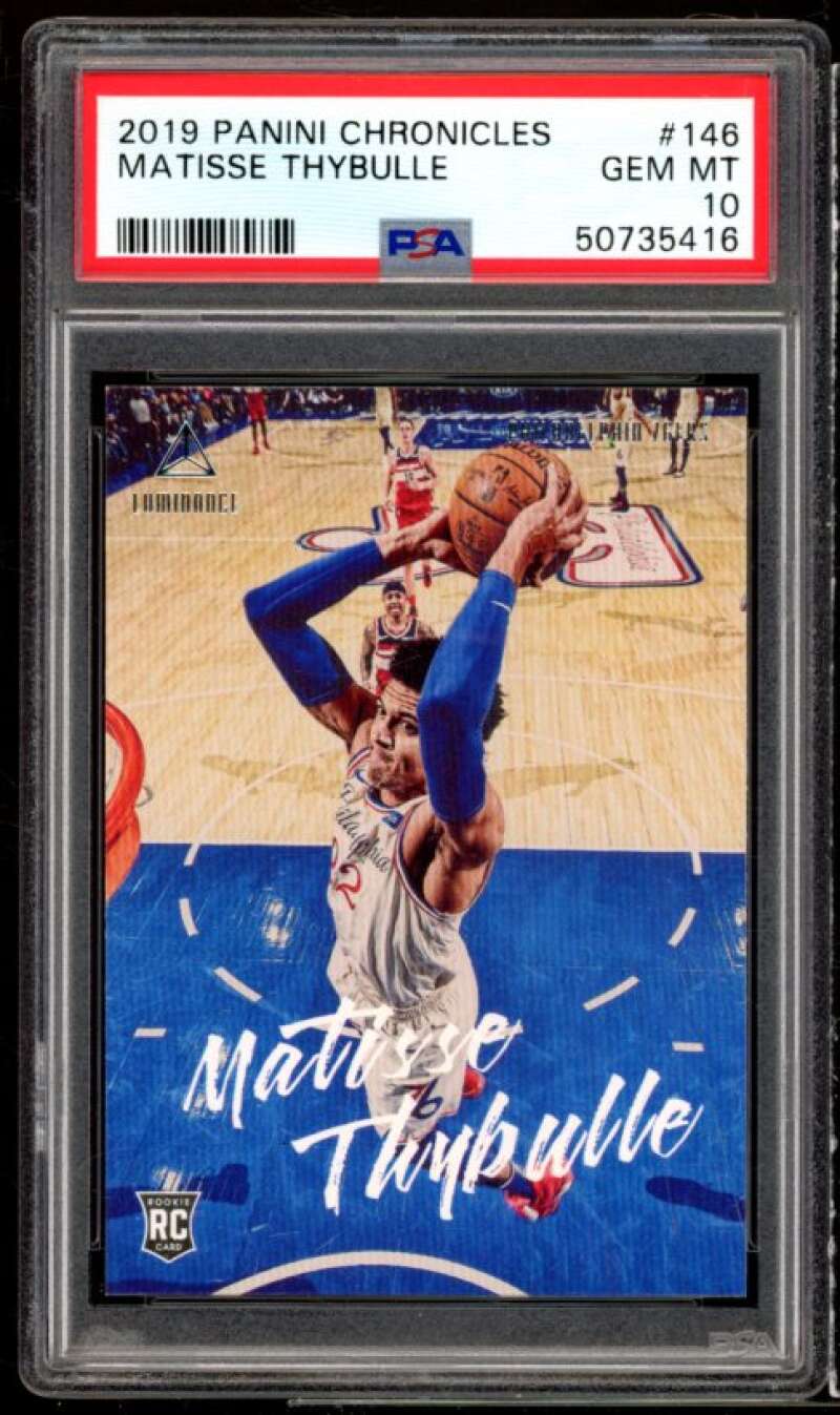 Matisse Thybulle Rookie Card 2019-20 Panini Chronicles #146 PSA 10 Image 1